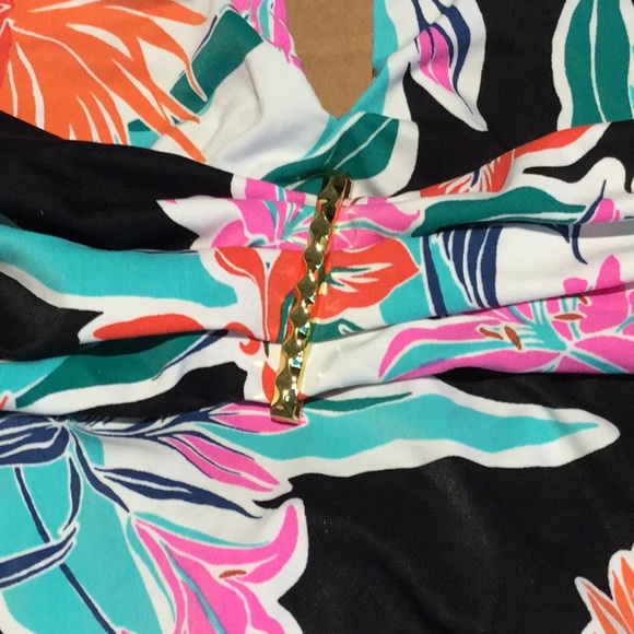 NWT $152 TRINA TURK US 4 TROPIC WAVE ONE PIECE - Picture 8 of 12